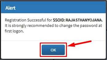 Rajasthan SSO ID Registration Successful by RajasthanYojana.com
